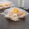Dart ClearSeal Hinged-Lid Plastic Containers, 8.25 x 3 x 8.25, Clear, PK250 C90PST3 - alternate 4